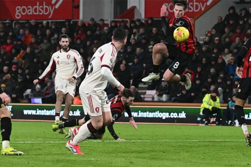 Phong độ thi đấu gần đây Bournemouth vs Liverpool